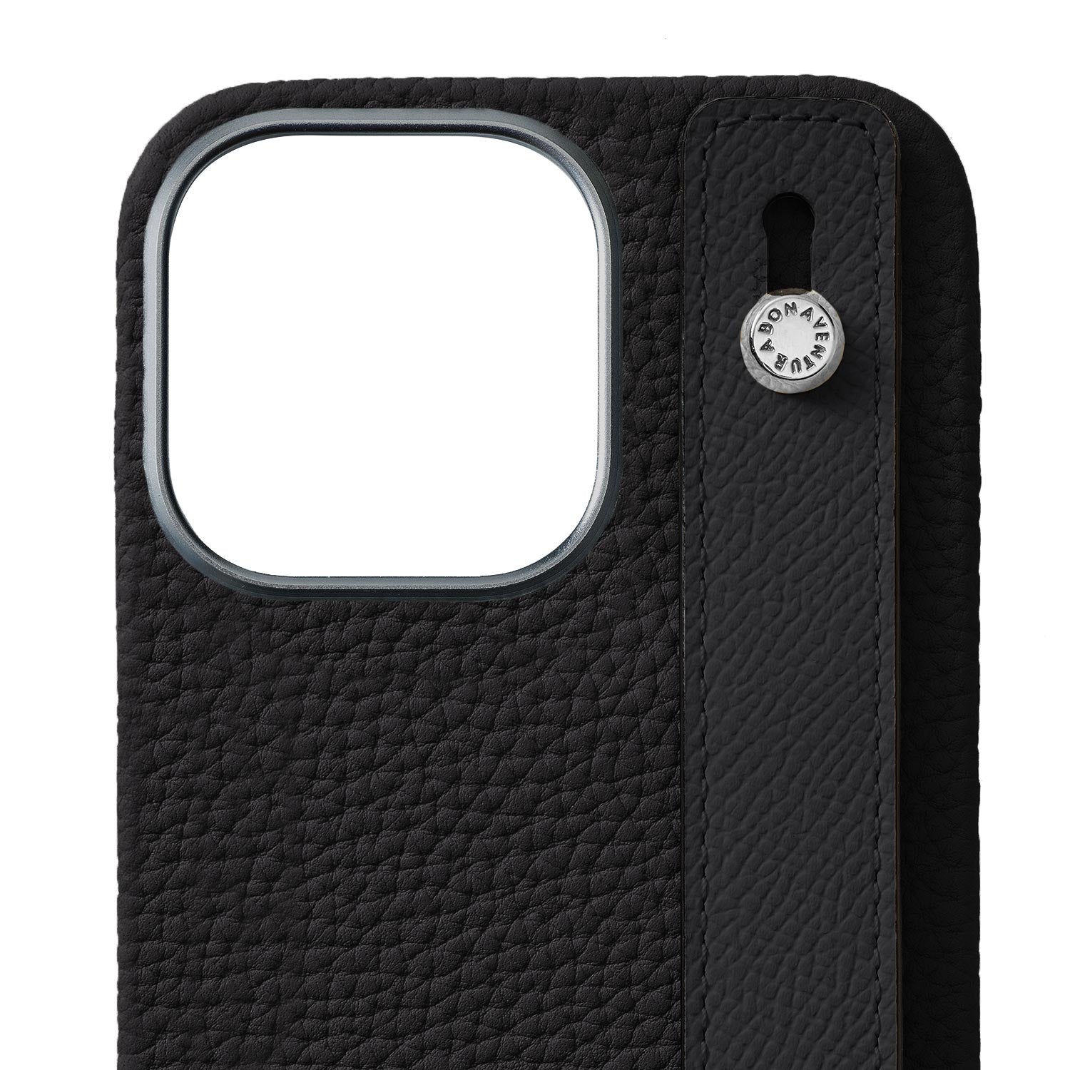 iPhone 15 Pro Max) ハンドル付き バックカバーケース シュリンクレザー