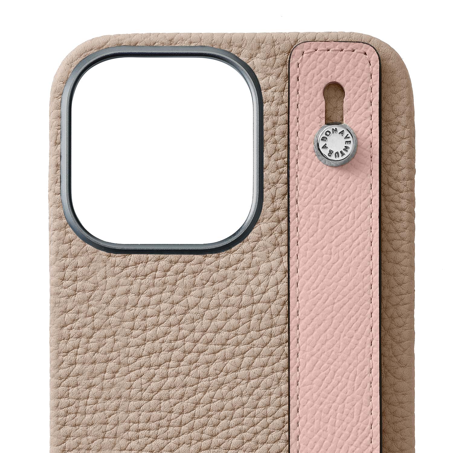 美品✨BONAVENTURA iPhone 15pro マルチカラー カスタム iPhone 15 Pro) ハンドル付き バックカバーケース シュリンクレザー