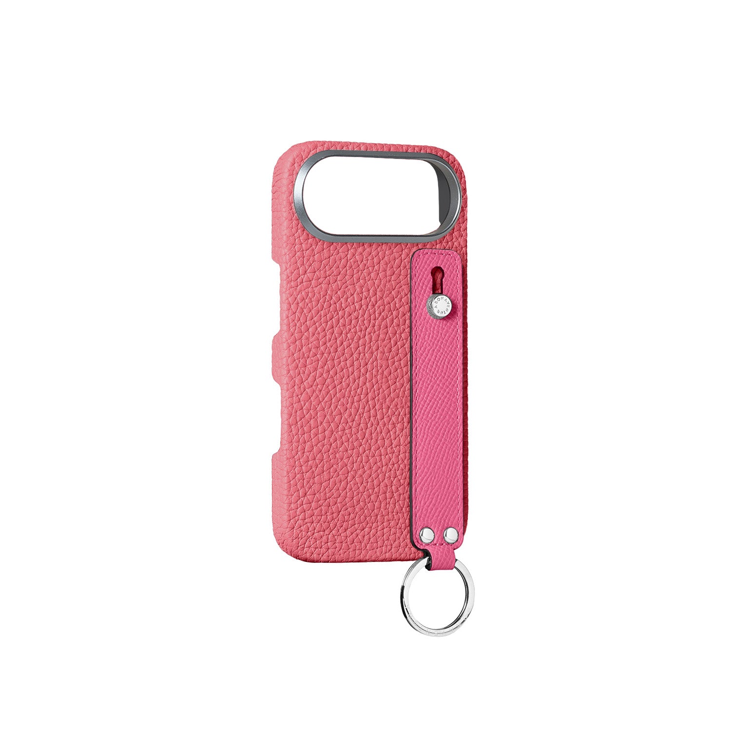 iPhone Air) ハンドル付き バックカバーケース シュリンクレザー