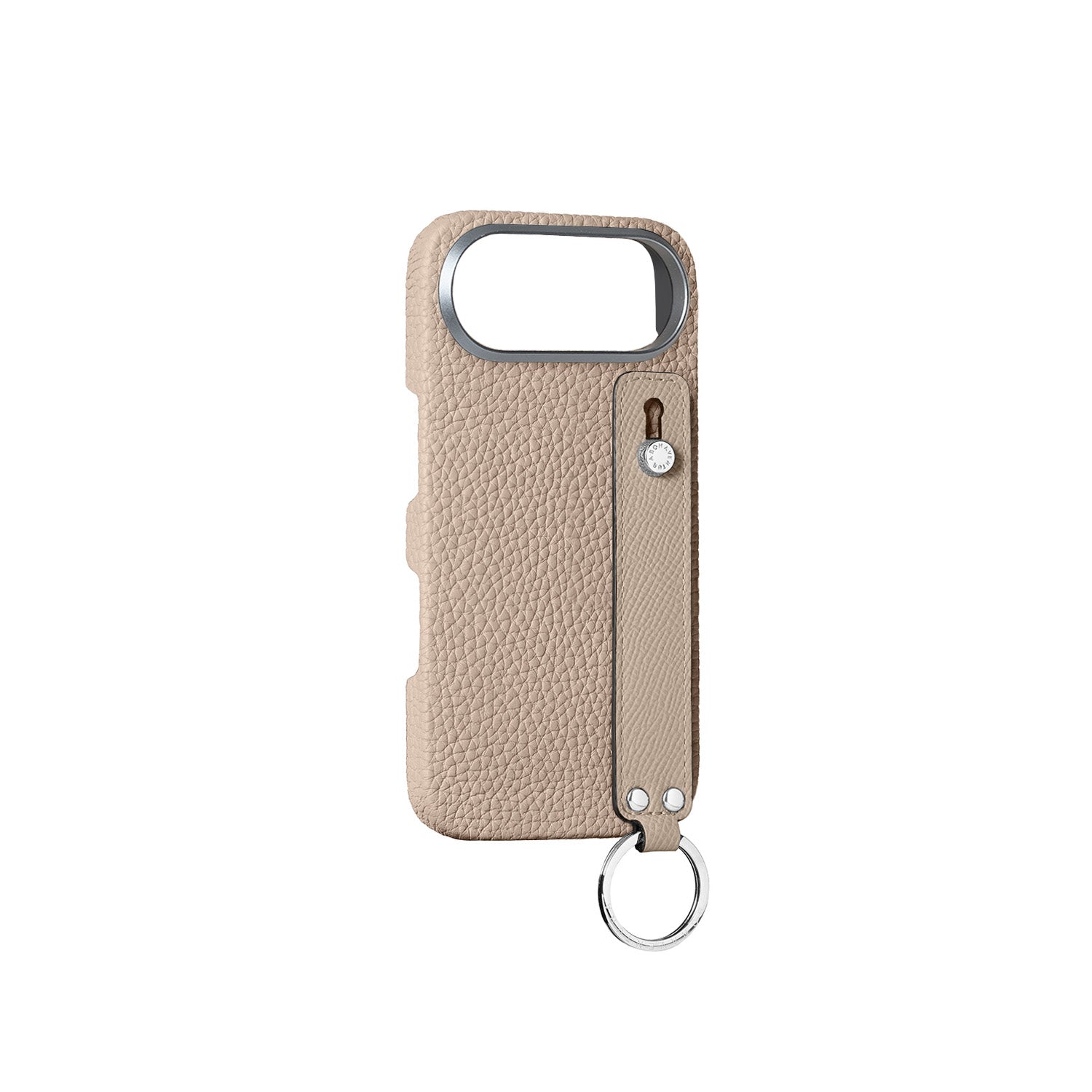 iPhone Air) ハンドル付き バックカバーケース シュリンクレザー