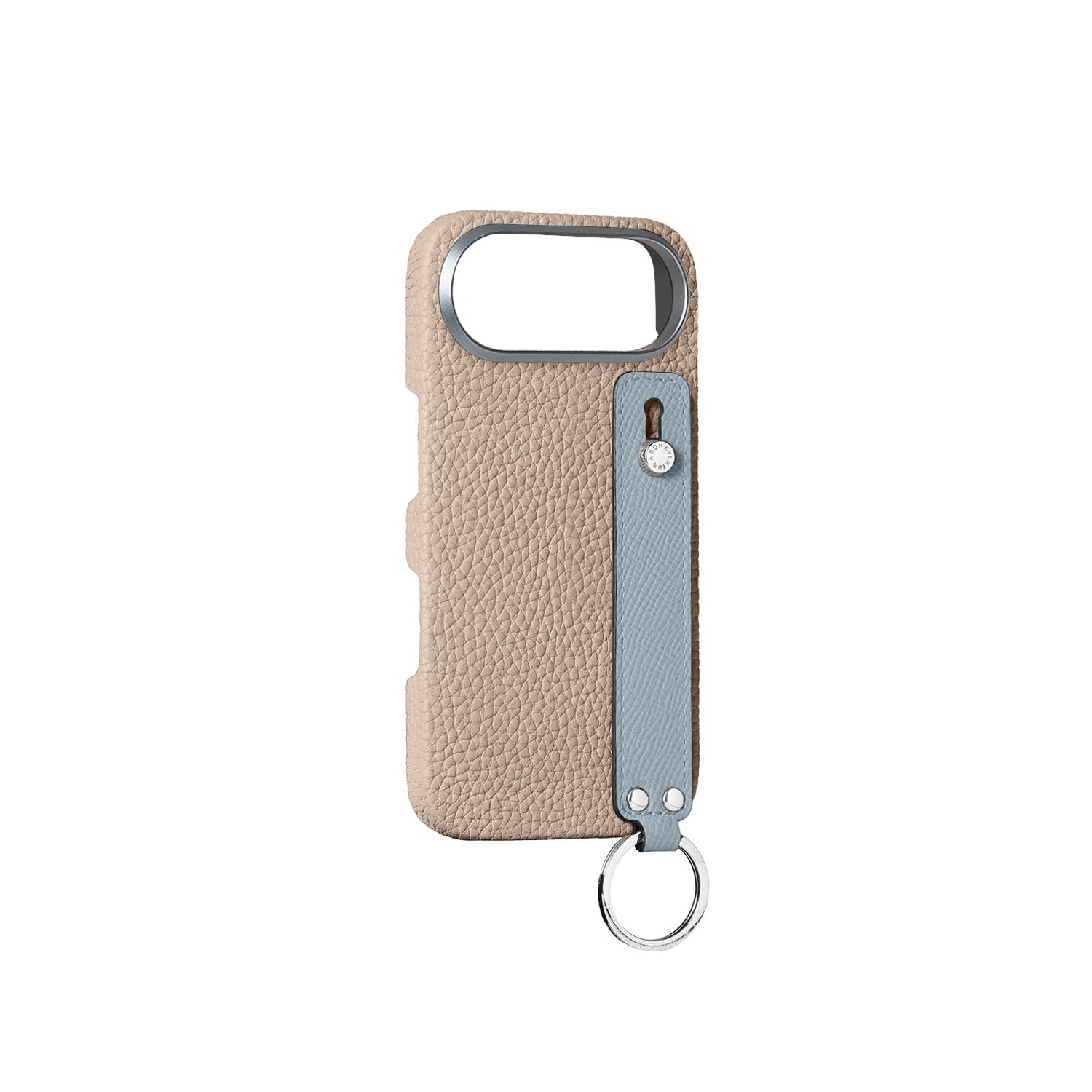 iPhone Air) ハンドル付き バックカバーケース シュリンクレザー