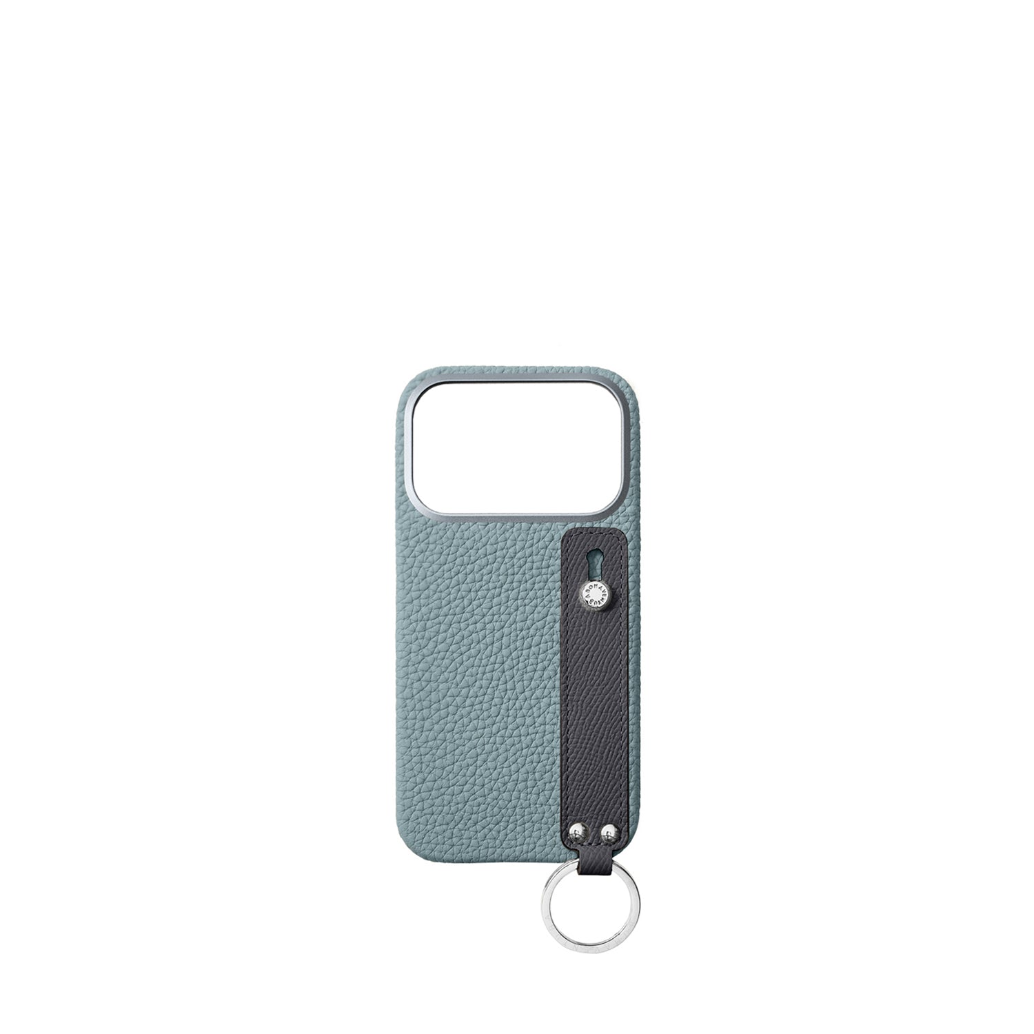 上質なレザーのベルト・ハンドル付き iPhone / スマホケース