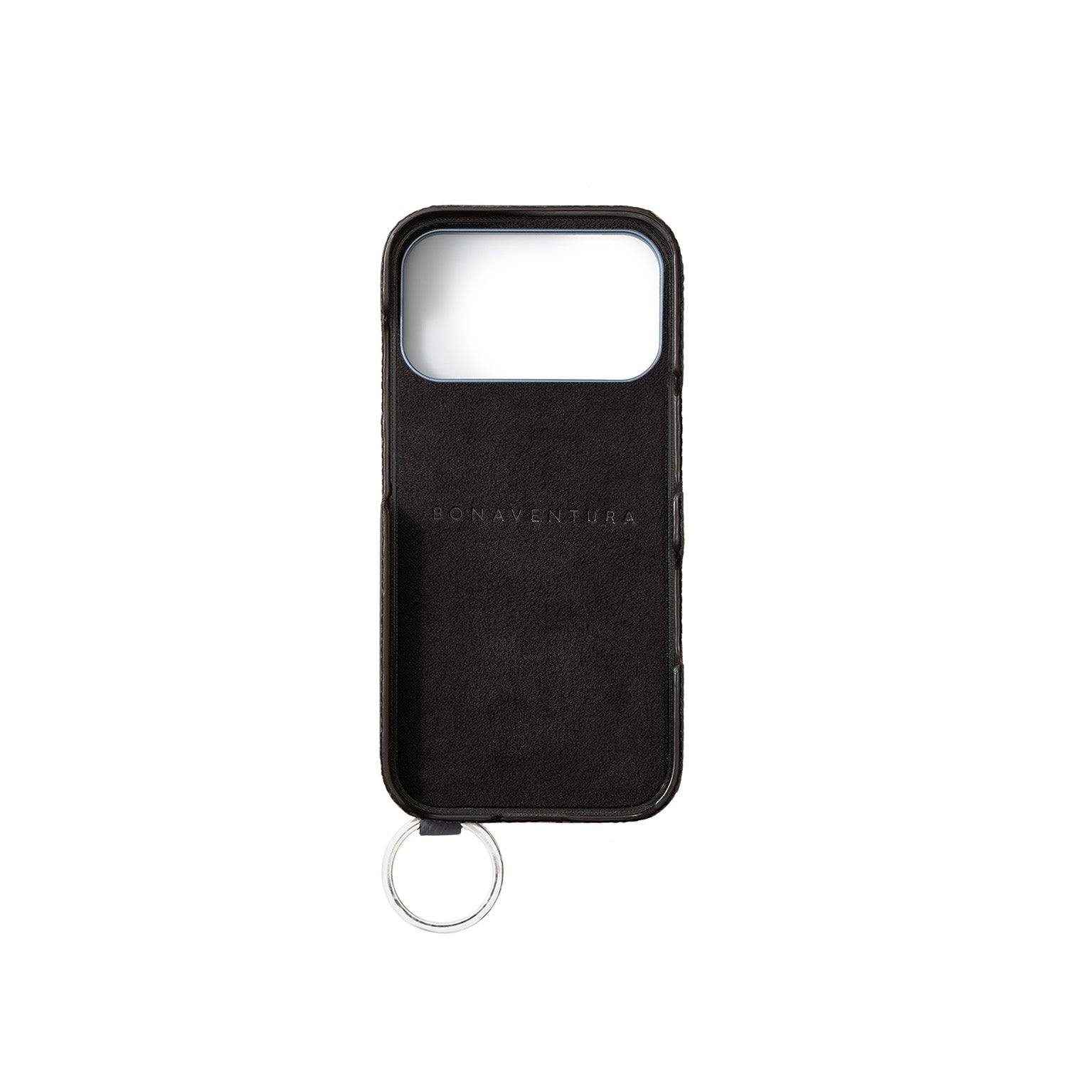 iPhone 17 Pro Max) ハンドル付き バックカバーケース シュリンクレザー