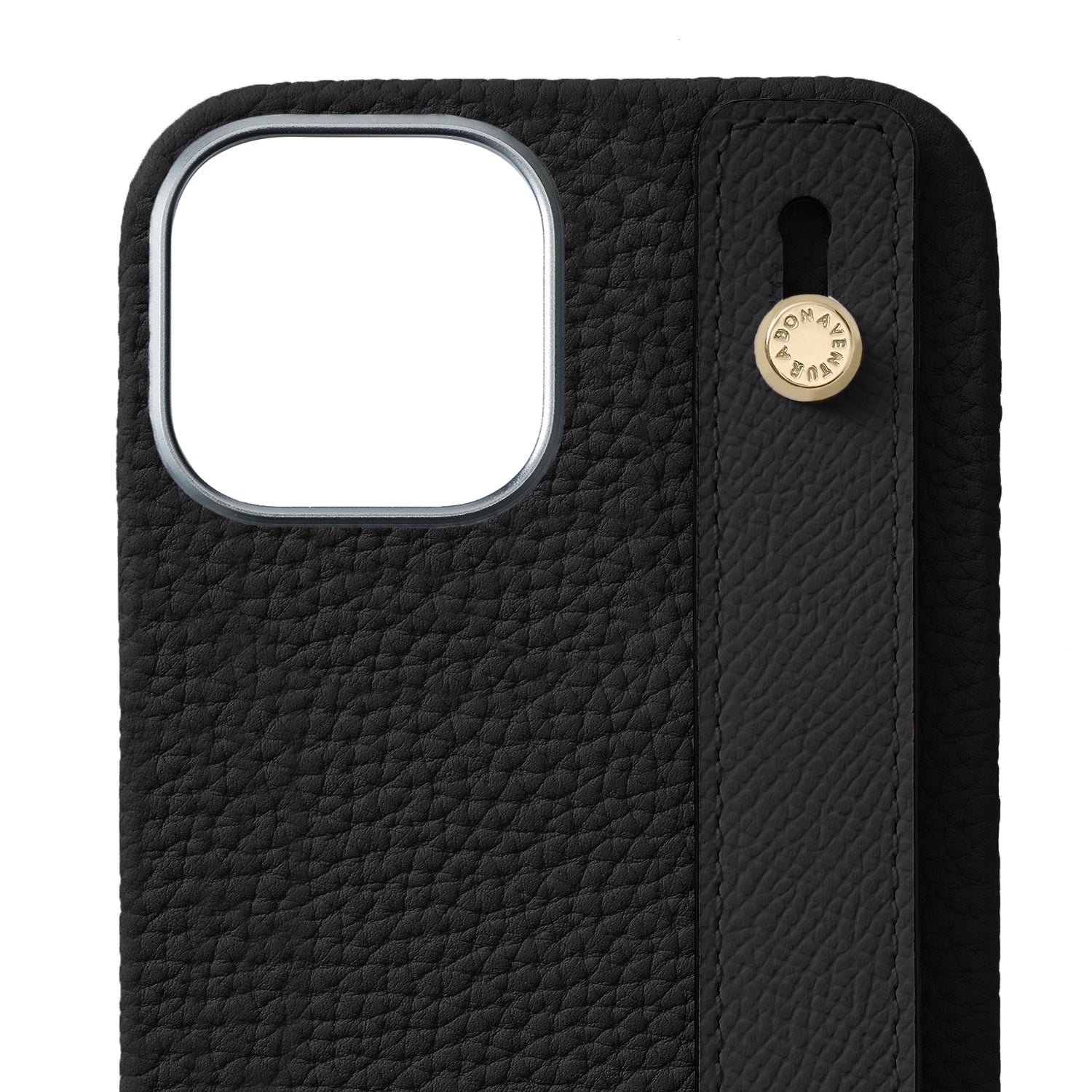 iPhone 15) ハンドル付き バックカバーケース シュリンクレザー