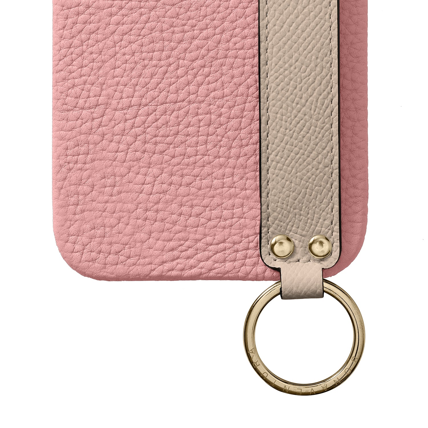 iPhone 15) ハンドル付き バックカバーケース シュリンクレザー