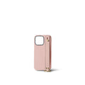 (iPhone 15 Pro) ハンドル付き バックカバーケース シュリンクレザー （ゴールド）