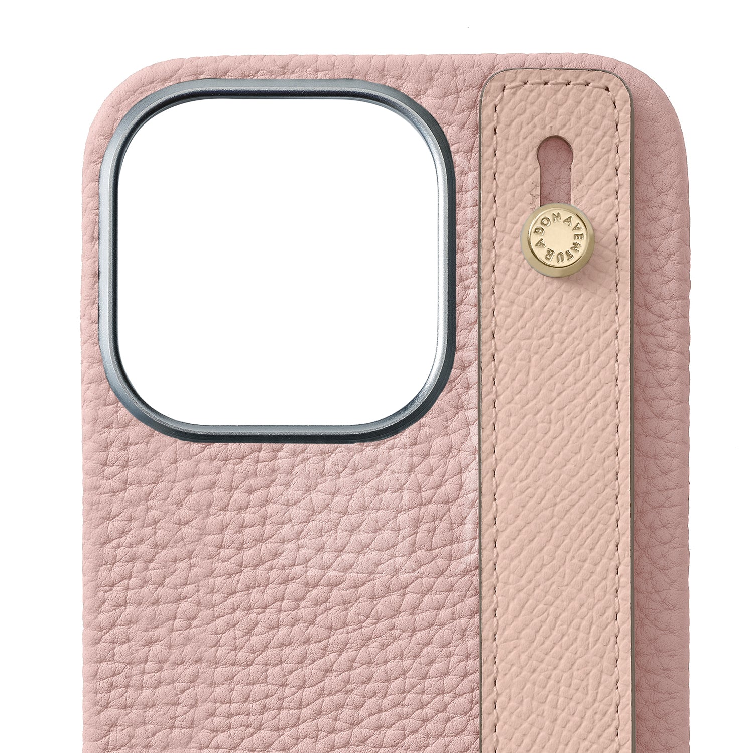 iPhone 15 Pro) ハンドル付き バックカバーケース シュリンクレザー