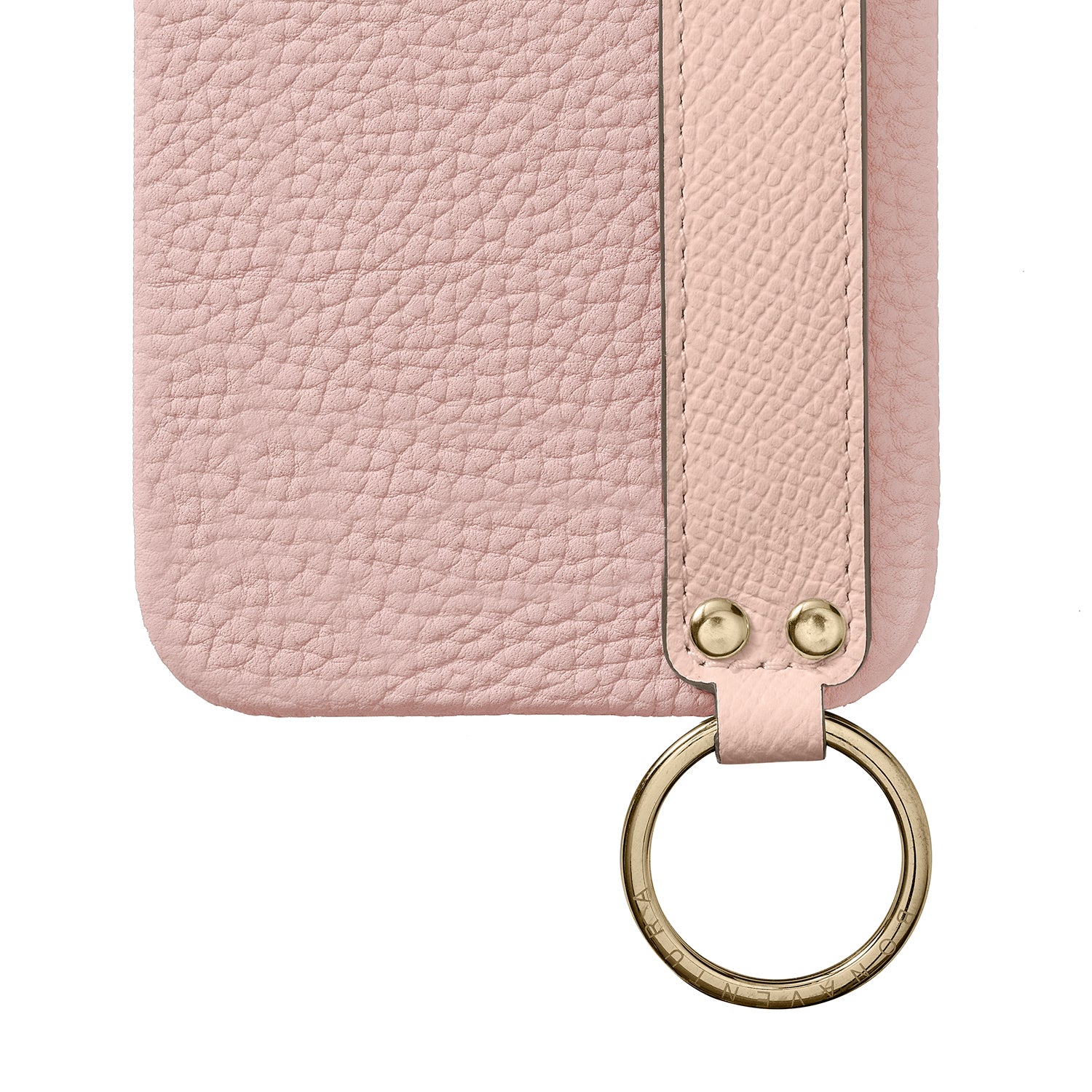 iPhone 15 Pro) ハンドル付き バックカバーケース シュリンクレザー