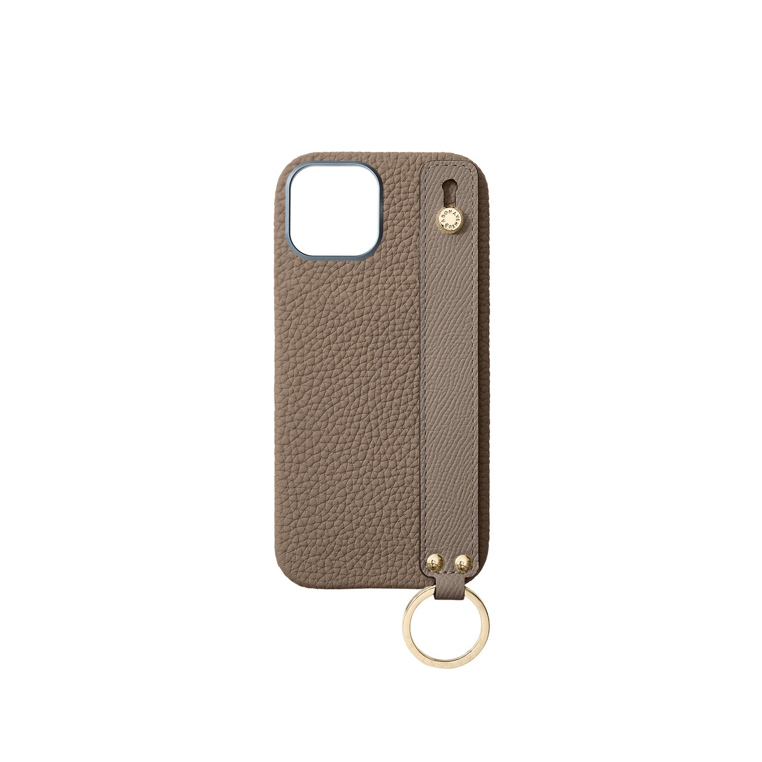 Back Cover with Handle Bottalato Leather Gold (iPhone 16)