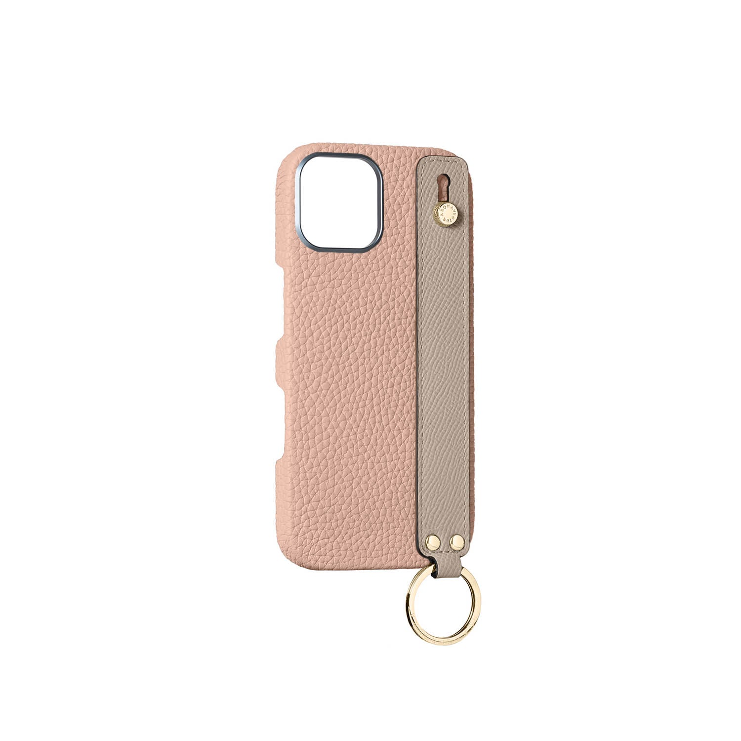 iPhone 16) ハンドル付き バックカバーケース シュリンクレザー
