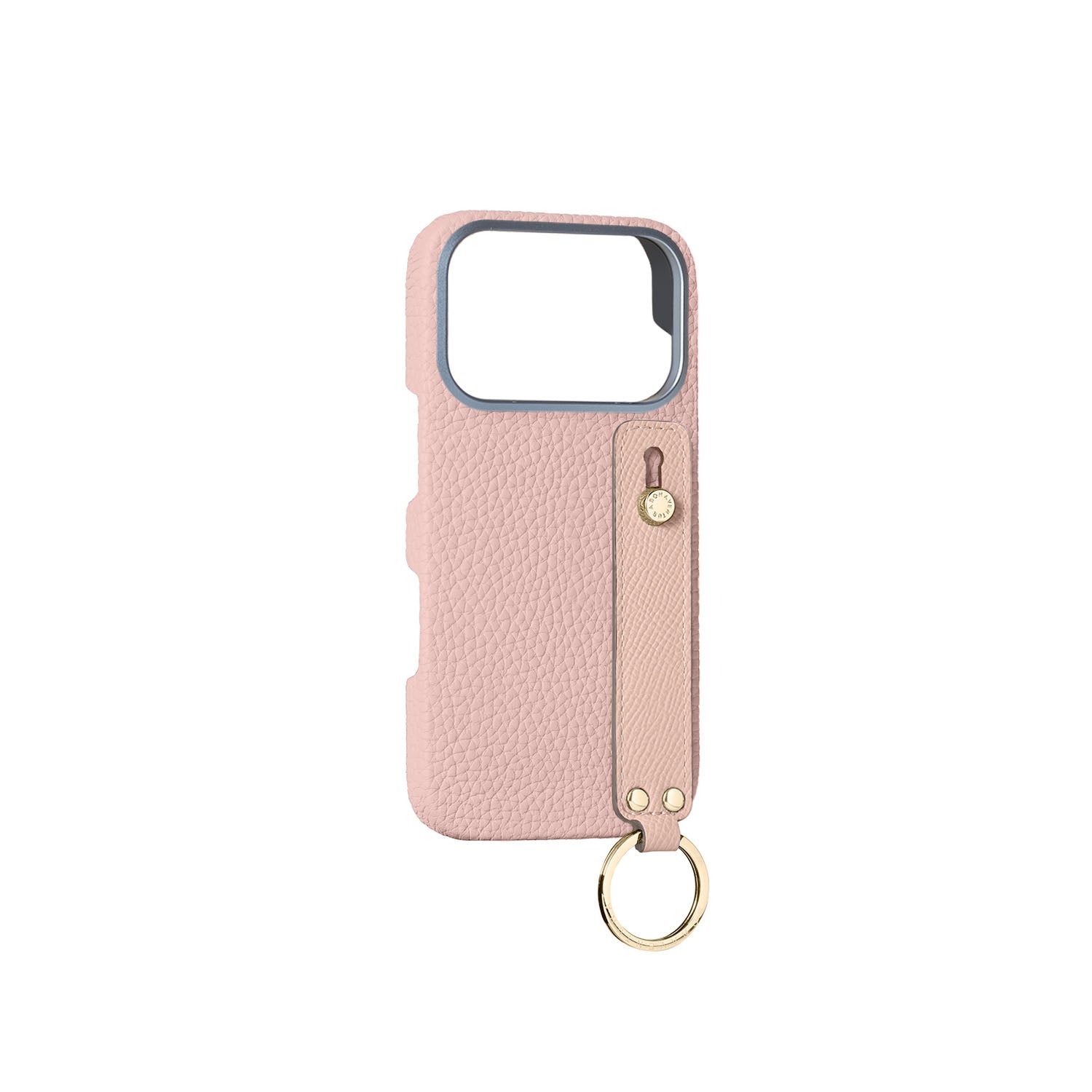 iPhone 17 Pro) ハンドル付き バックカバーケース シュリンクレザー