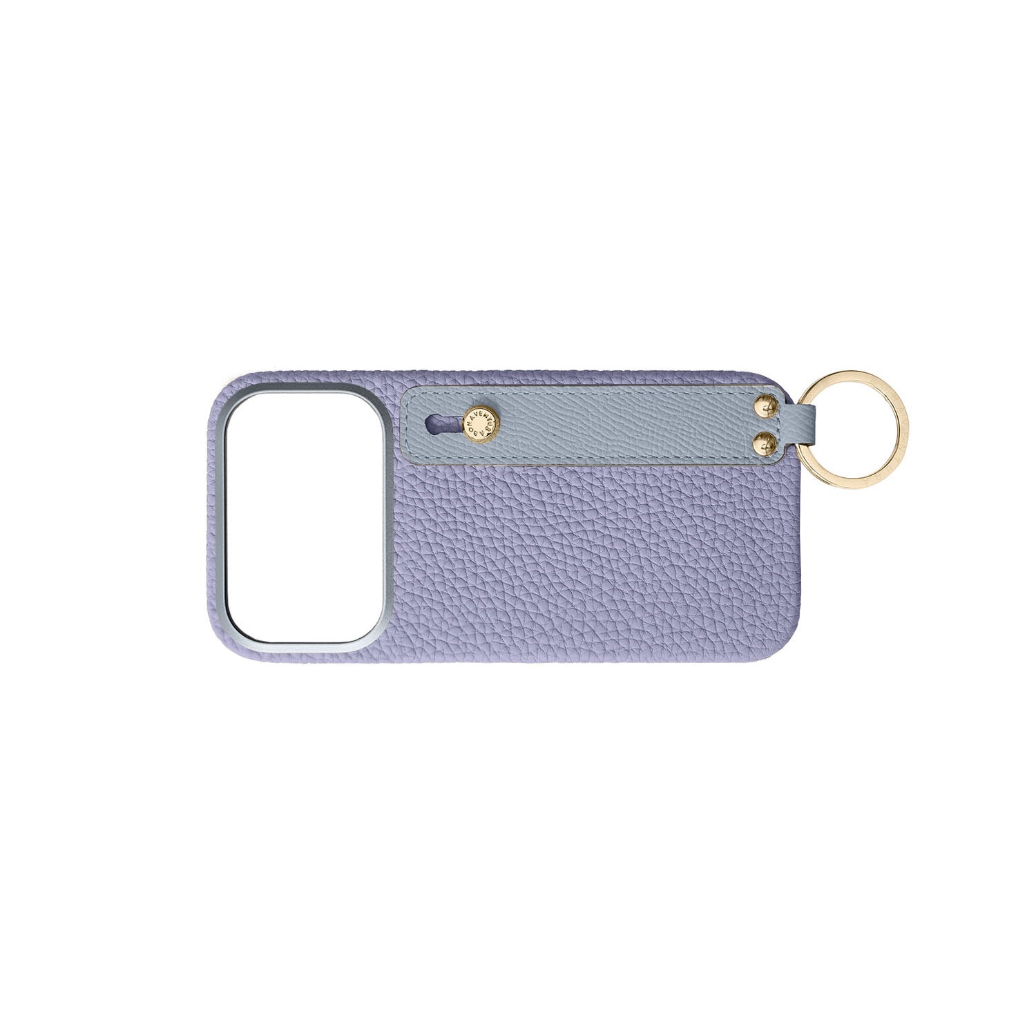 iPhone 17 Pro) ハンドル付き バックカバーケース シュリンクレザー