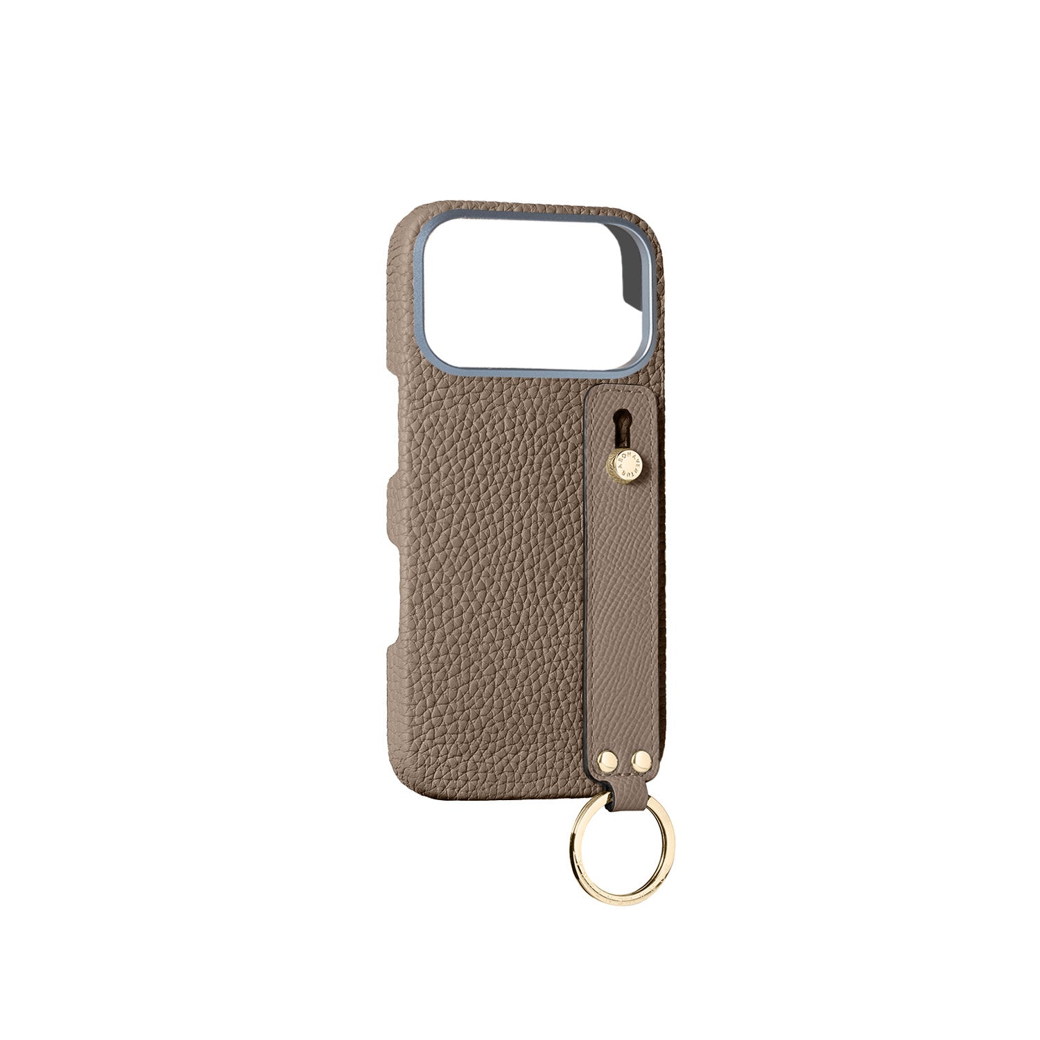 iPhone 18 Pro Max) Back Cover Case with Handle Shrink Leather