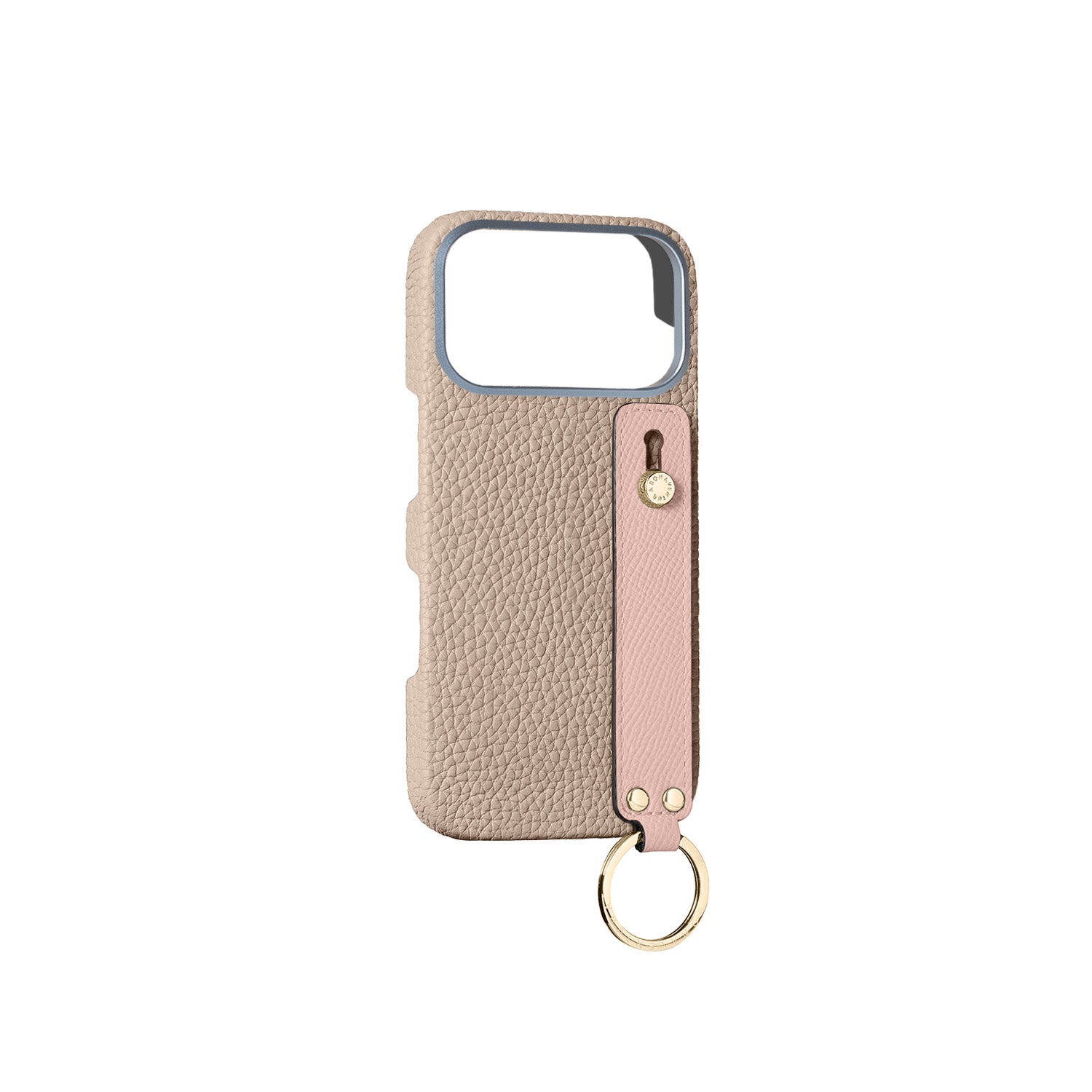 iPhone 18 Pro Max) Back Cover Case with Handle Shrink Leather