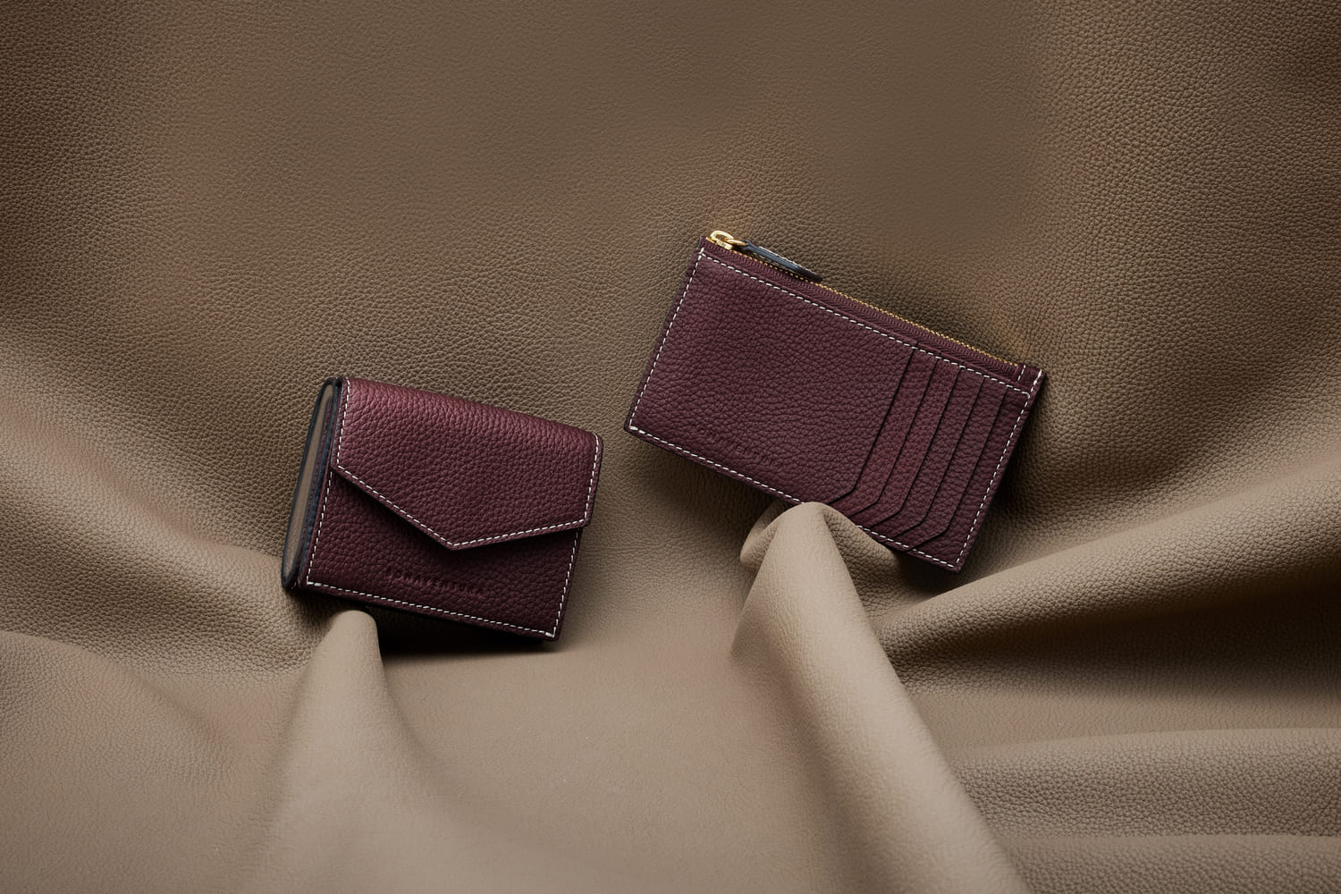 【Wallet & Small Leather Goods】Bordeaux & Navy Collection