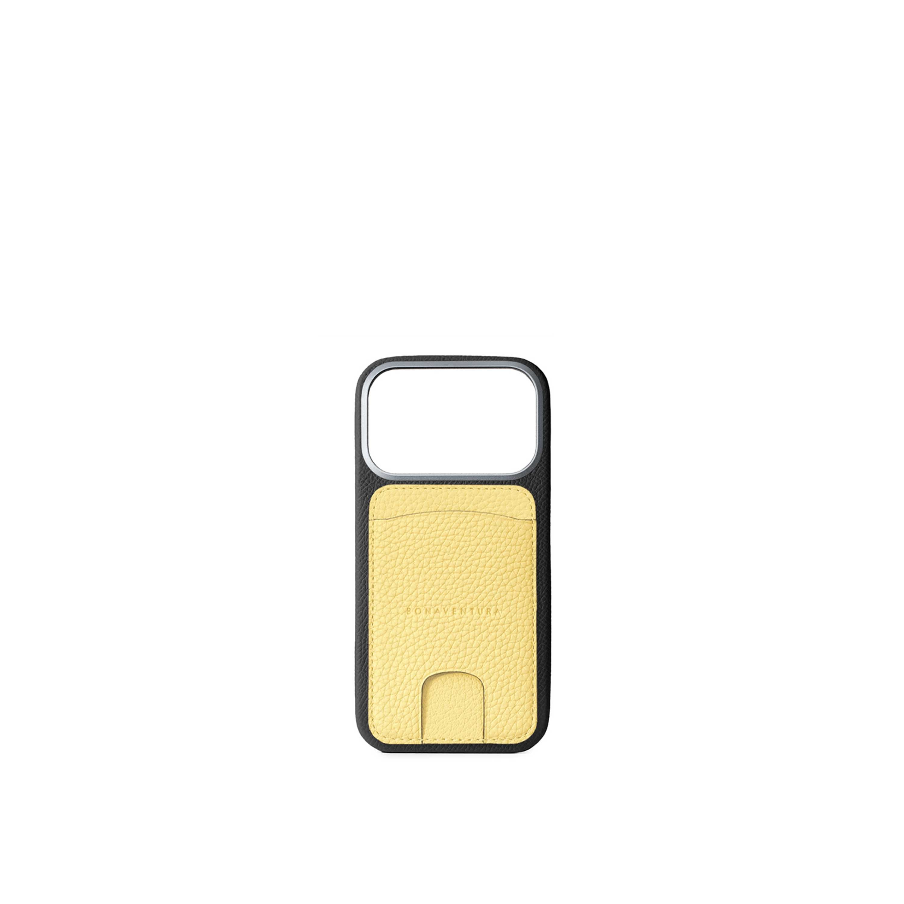 iPhone 17) バックカバーケース ノービレレザー × マグネット カード