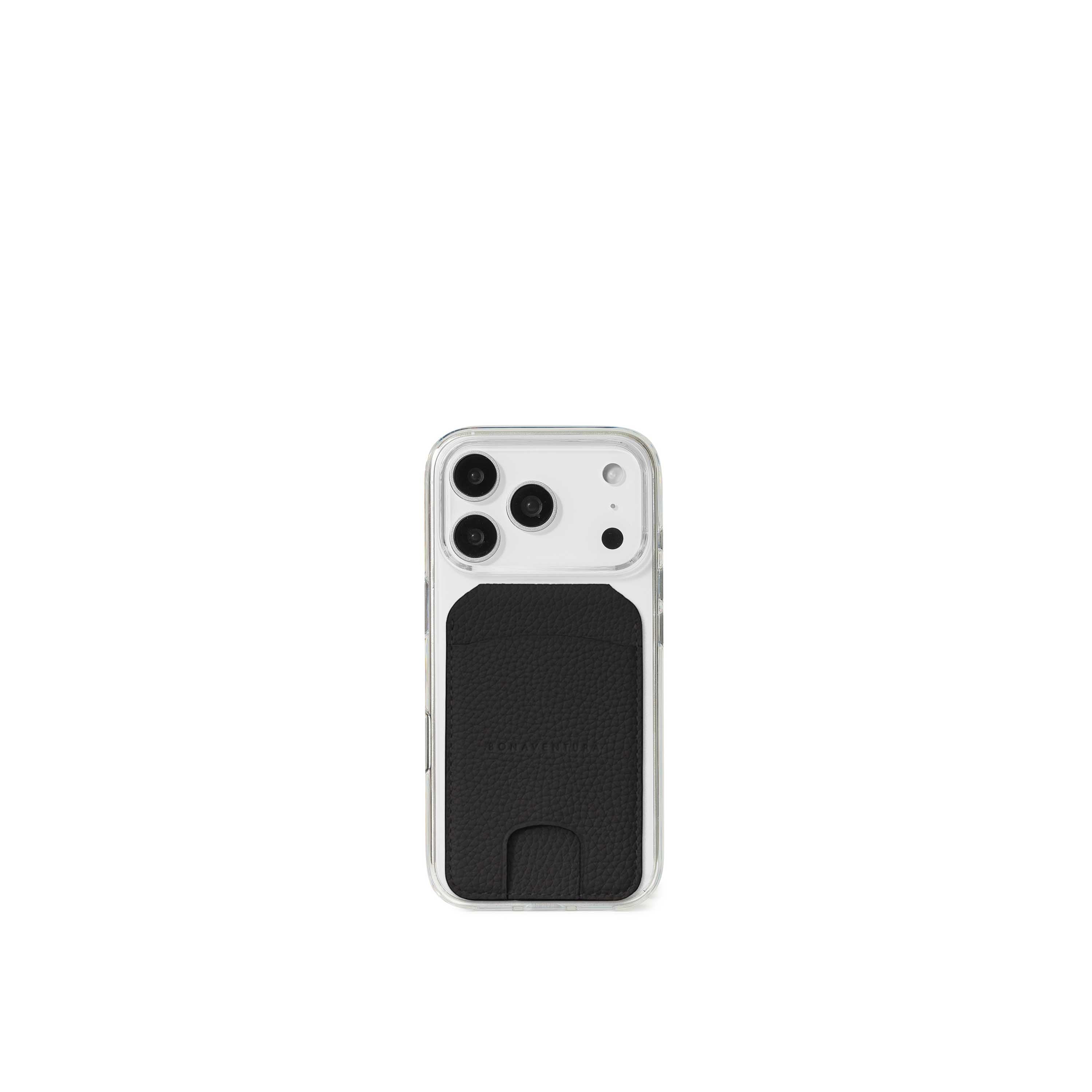 iPhone 17) クリア バックカバーケース × マグネットカードケース