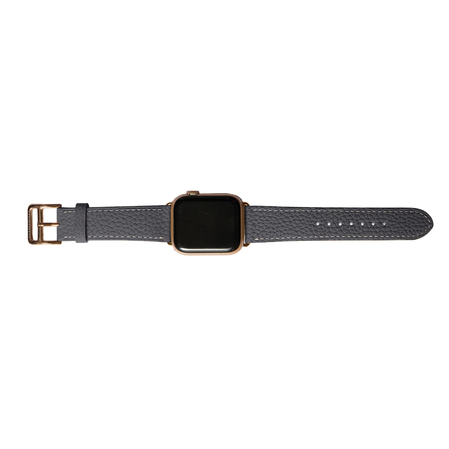 アップル純正 アップルウォッチバンド レザーリンク  41mm S/M インク HanaRo アップルウォッチ バンド 本革 レザー シュリンクレザー