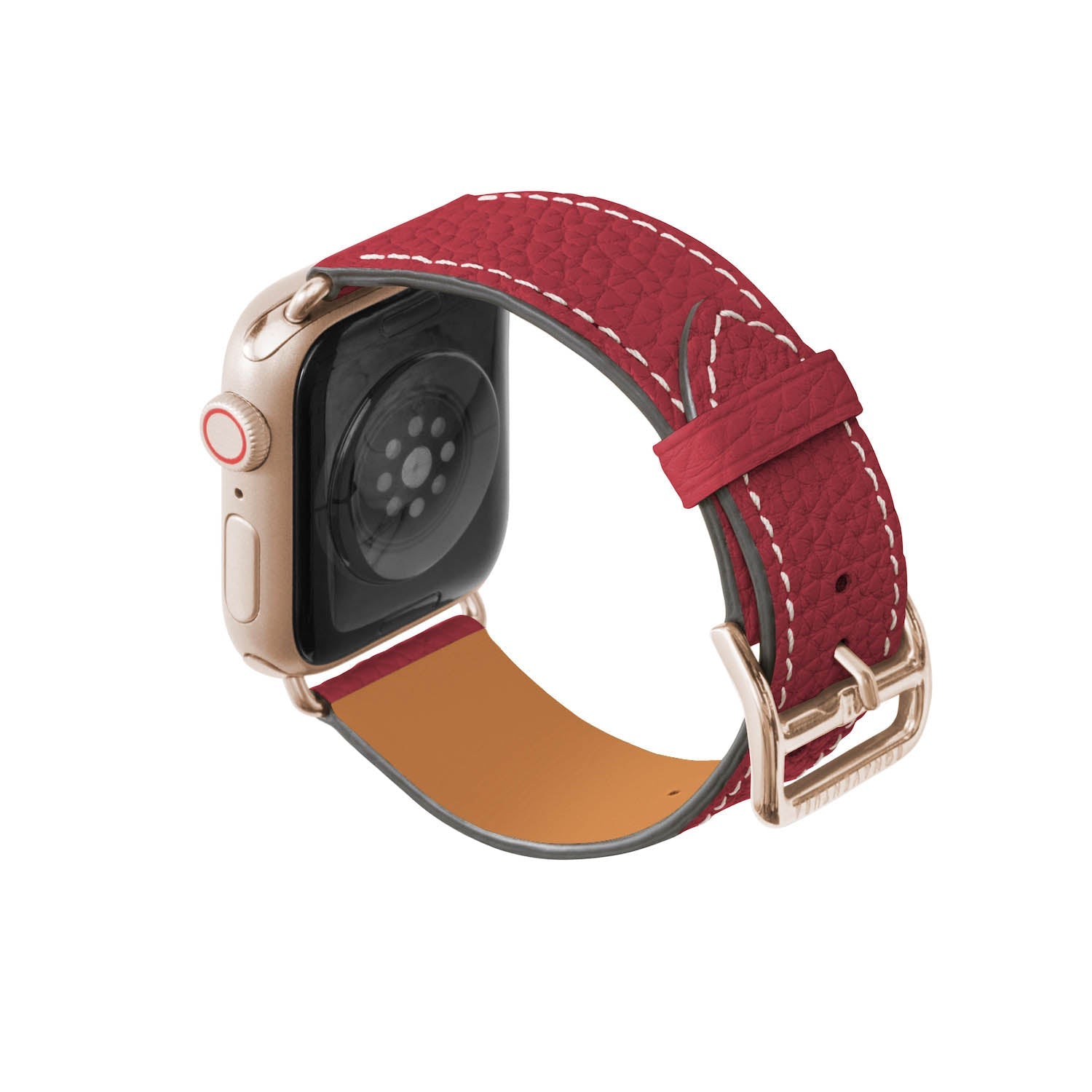 シュリンク Apple Watch レザーバンド【38mm/40mm/41mm/42mm, M
