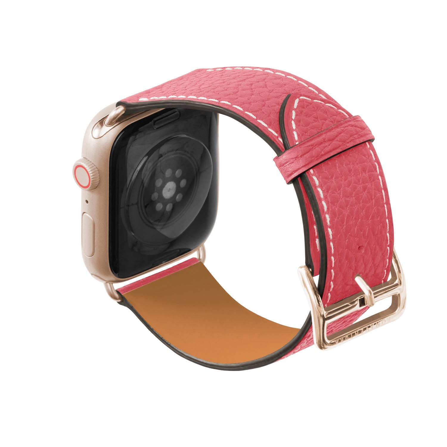 シュリンク Apple Watch レザーバンド【44mm/45mm/46mm/49mm, M/L