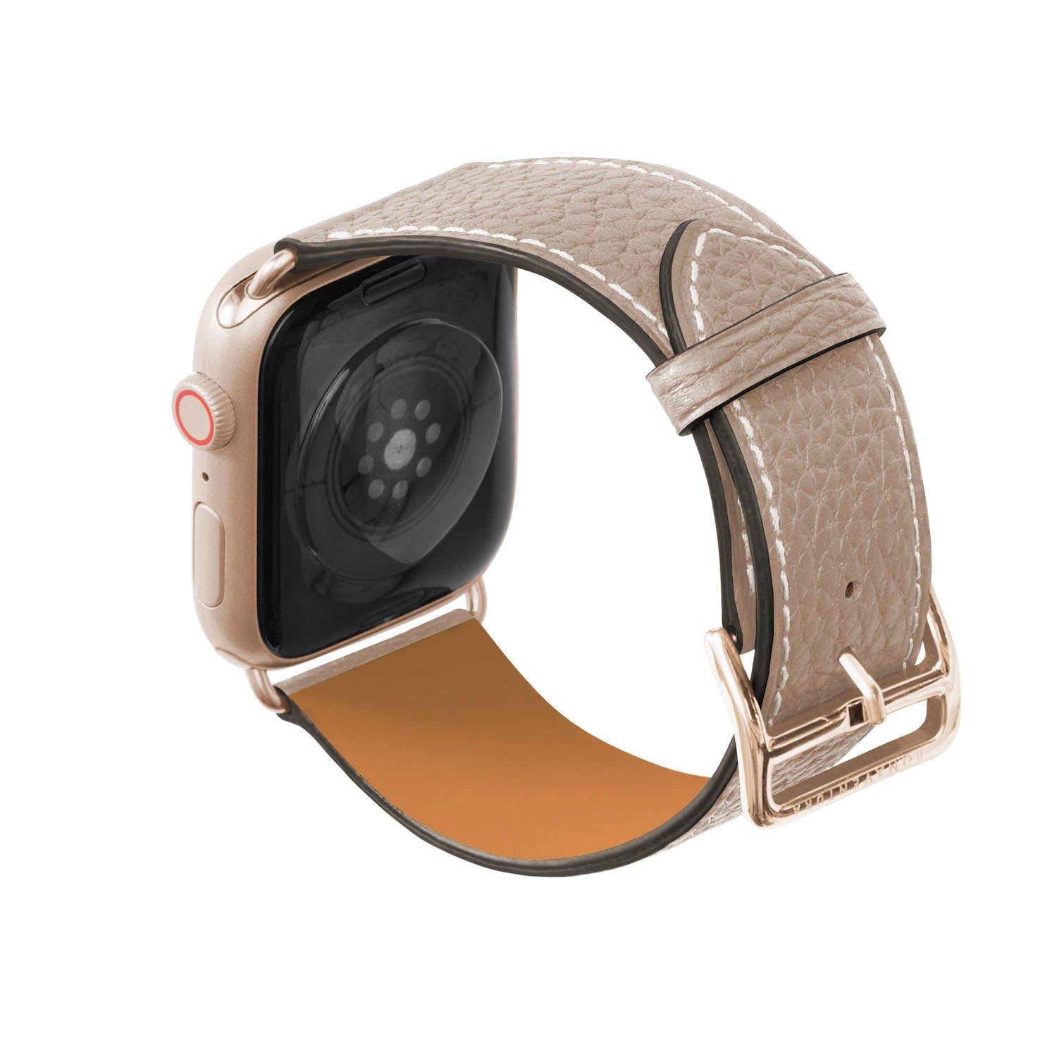 シュリンク Apple Watch レザーバンド【44mm/45mm/46mm/49mm, M/L
