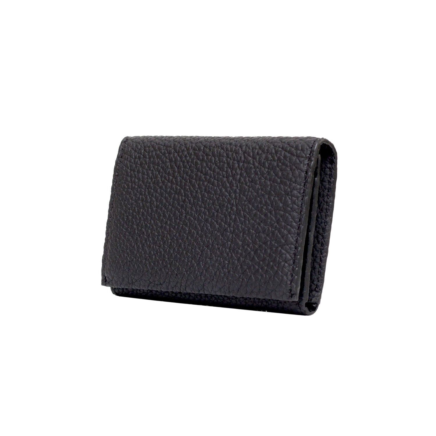Business card case in shrink leather