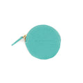 Round Coin Case In Shrink Leather