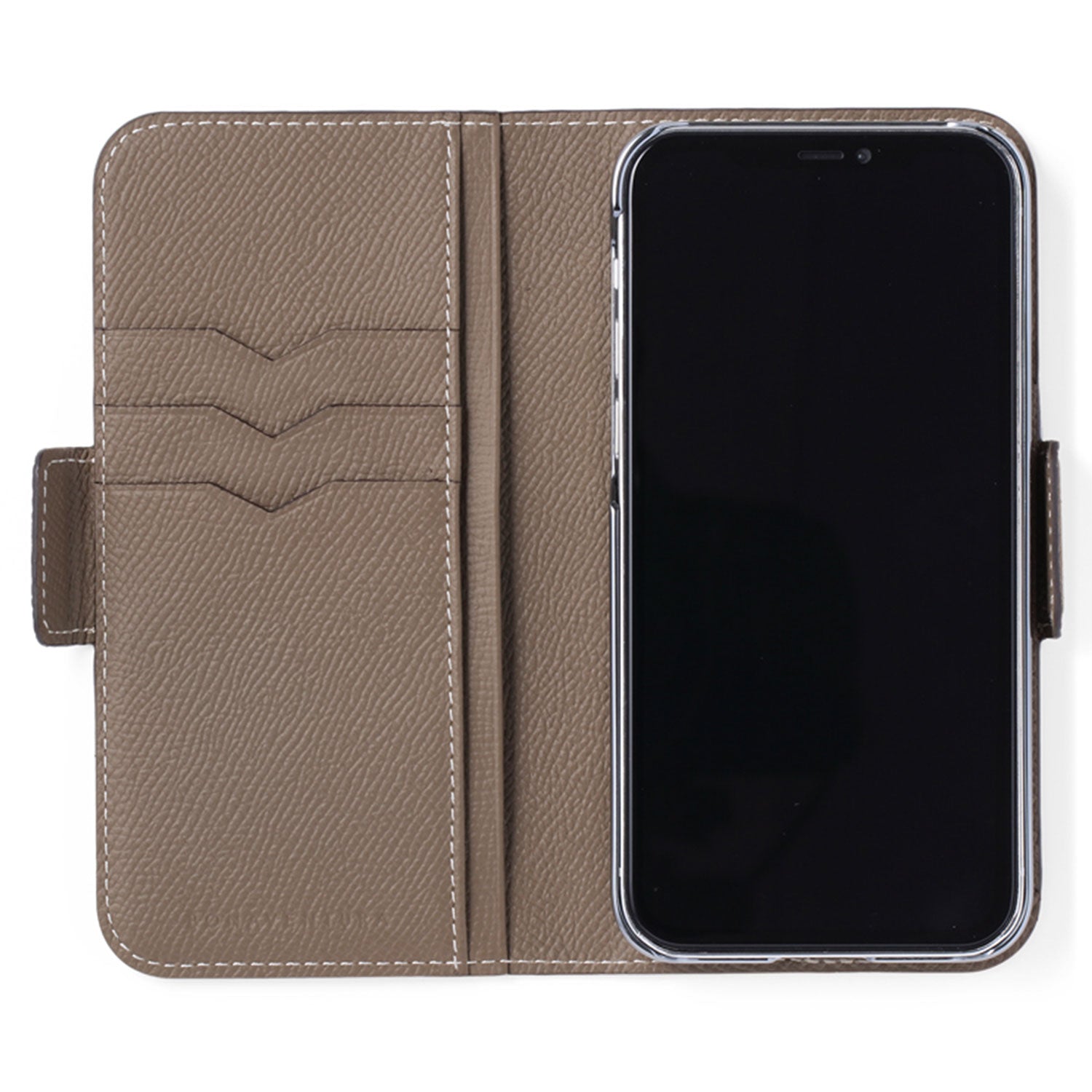 (iPhone 13 Pro) Stand Diary Case Shrink Leather