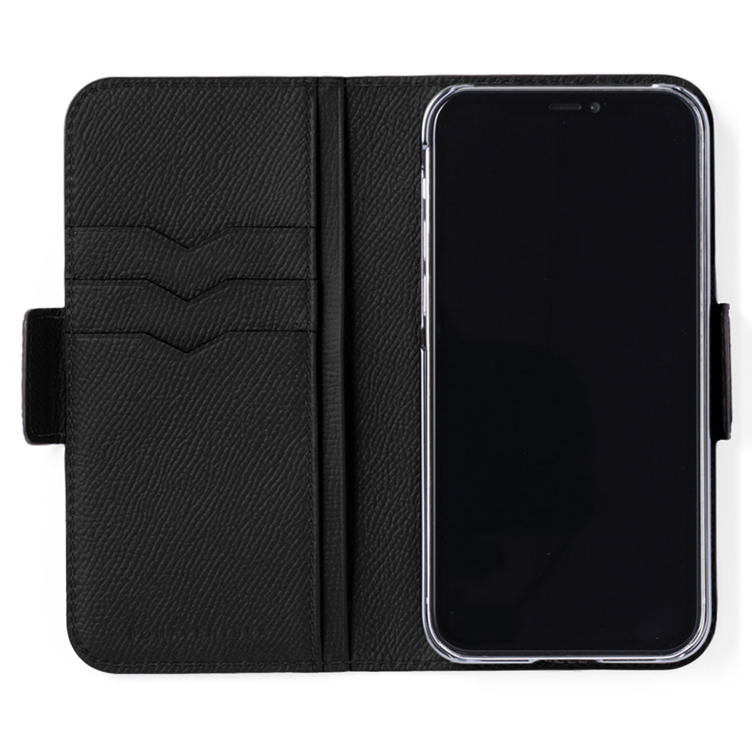 (iPhone 14 Pro) Stand Diary Case Shrink Leather