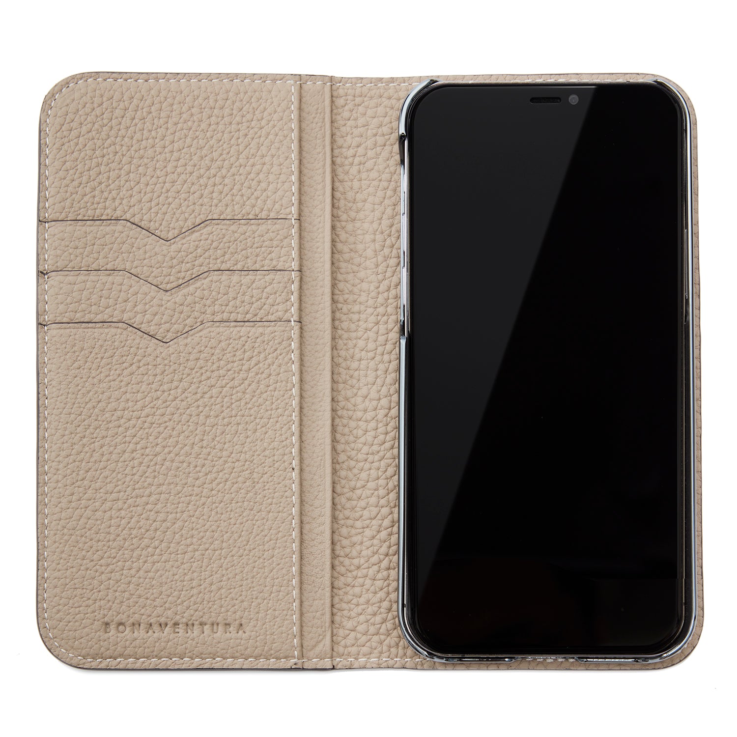 [Ginza store exclusive] (iPhone 12/12 Pro) Diary case embossed crocodile leather