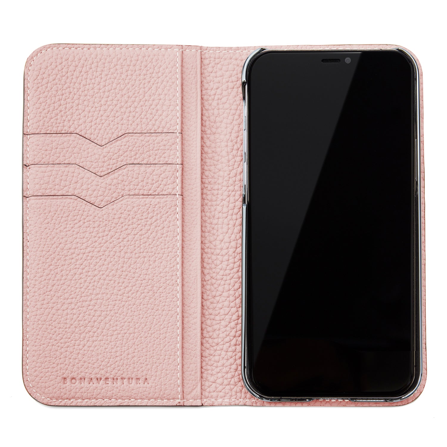 [Ginza store exclusive] (iPhone 14 Pro) Diary case embossed crocodile leather