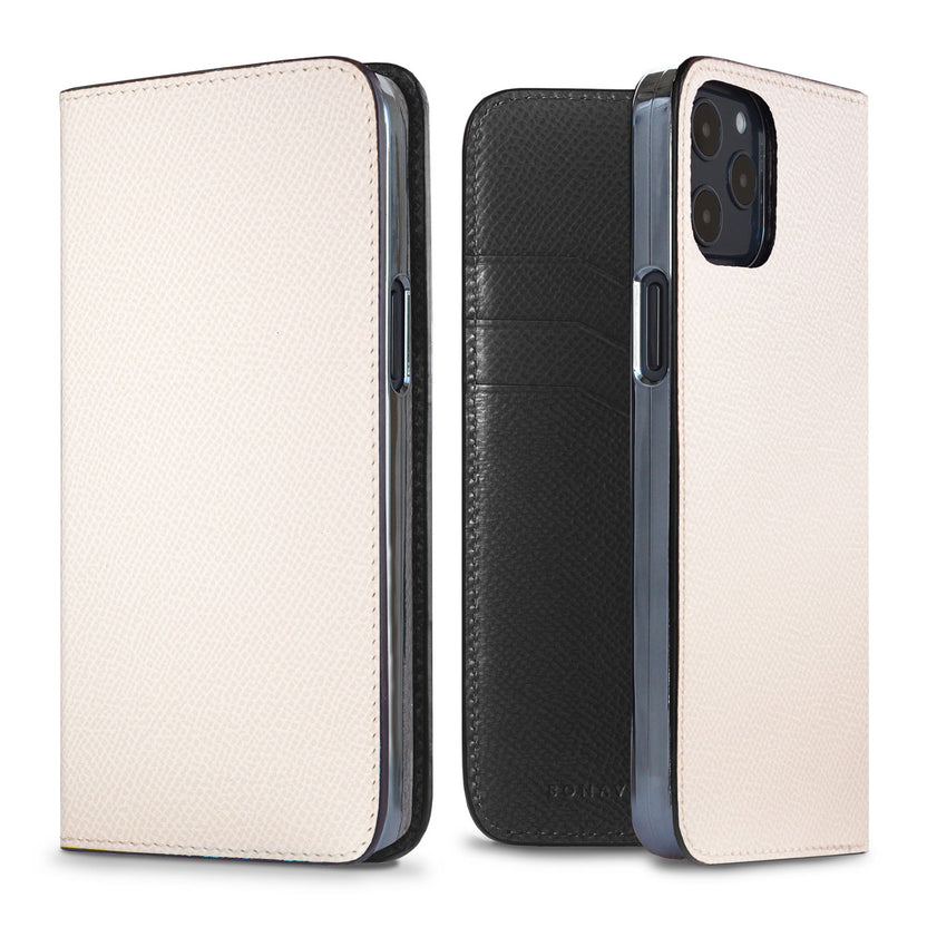(iPhone 12 / 12 Pro) ダイアリーケース ノービレレザー