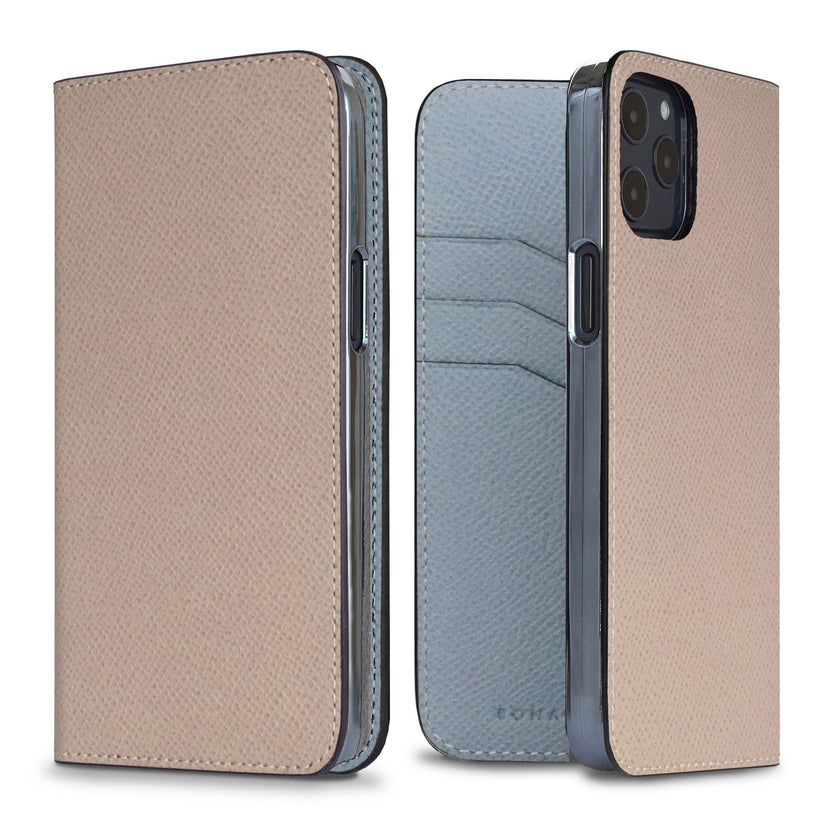 (iPhone 12 / 12 Pro) ダイアリーケース ノービレレザー