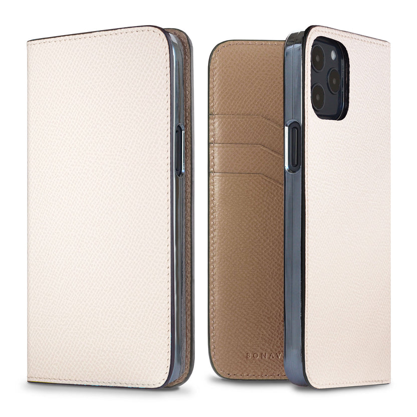 (iPhone 12 / 12 Pro) ダイアリーケース ノービレレザー
