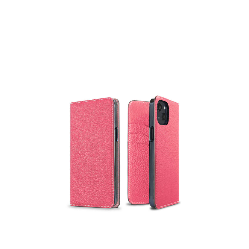 高級本革のiPhoneケース。上質なレザーのスマホケース。iPhone13対応。