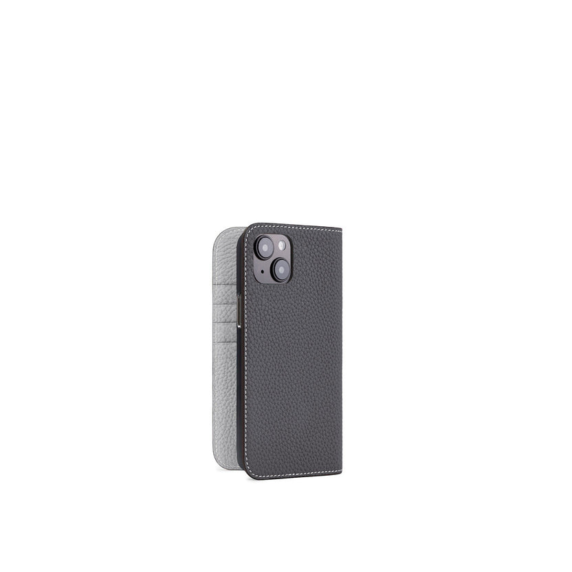 【オンライン限定】 (iPhone 14 Plus) ダイアリーケース シュリンクレザー