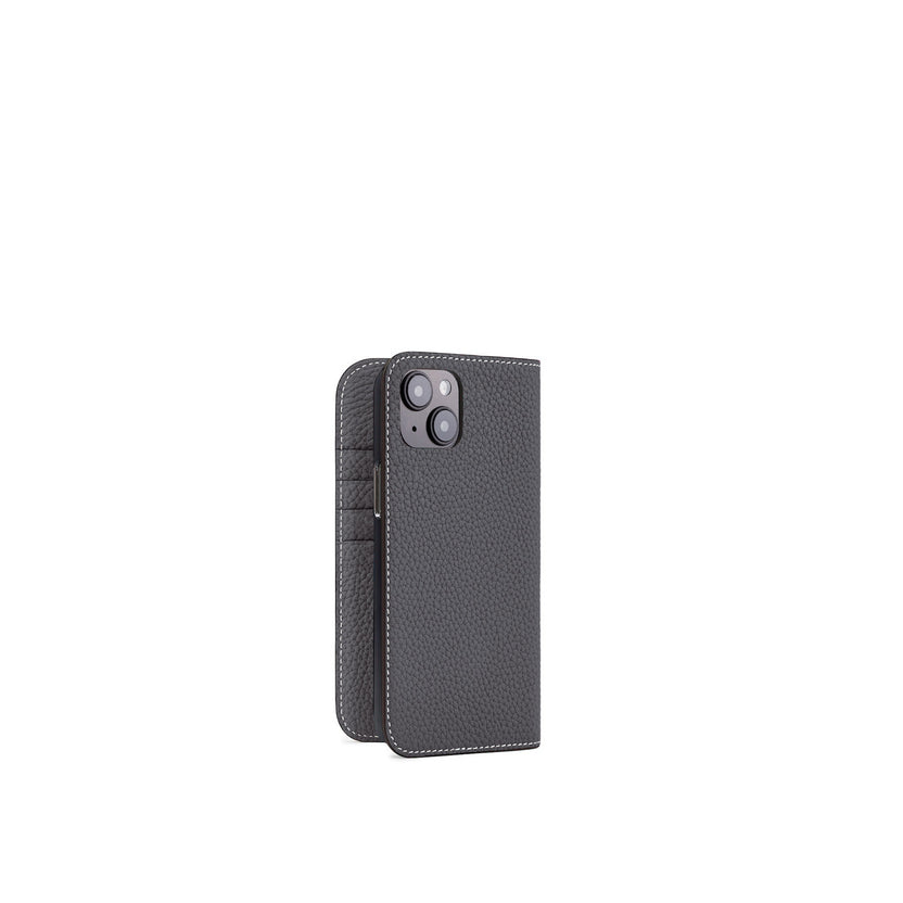 【オンライン限定】 (iPhone 14 Plus) ダイアリーケース シュリンクレザー