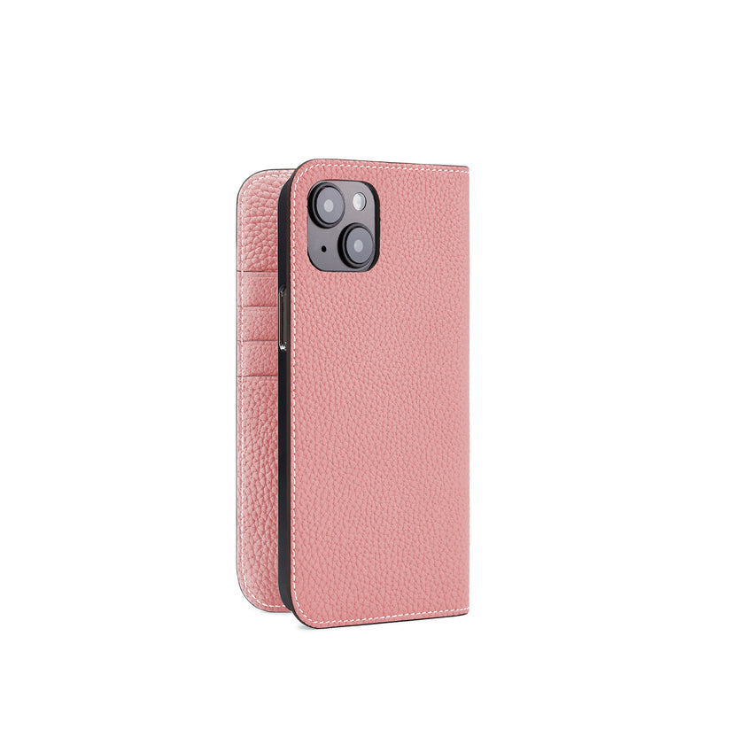 【オンライン限定】 (iPhone 14 Plus) ダイアリーケース シュリンクレザー