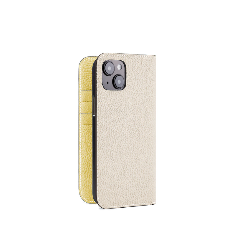 【オンライン限定】 (iPhone 14 Plus) ダイアリーケース シュリンクレザー