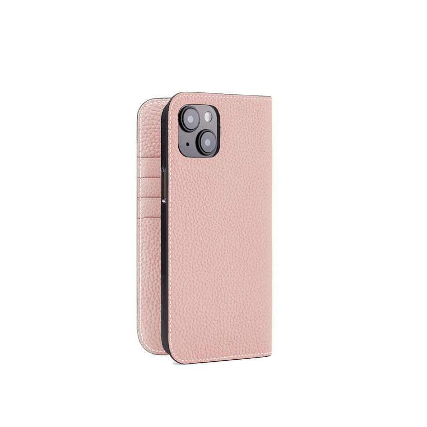 【オンライン限定】 (iPhone 14 Plus) ダイアリーケース シュリンクレザー