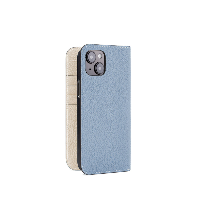 【オンライン限定】 (iPhone 14 Plus) ダイアリーケース シュリンクレザー