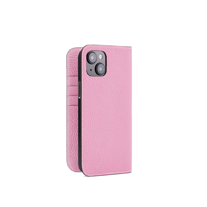 【オンライン限定】 (iPhone 14 Plus) ダイアリーケース シュリンクレザー
