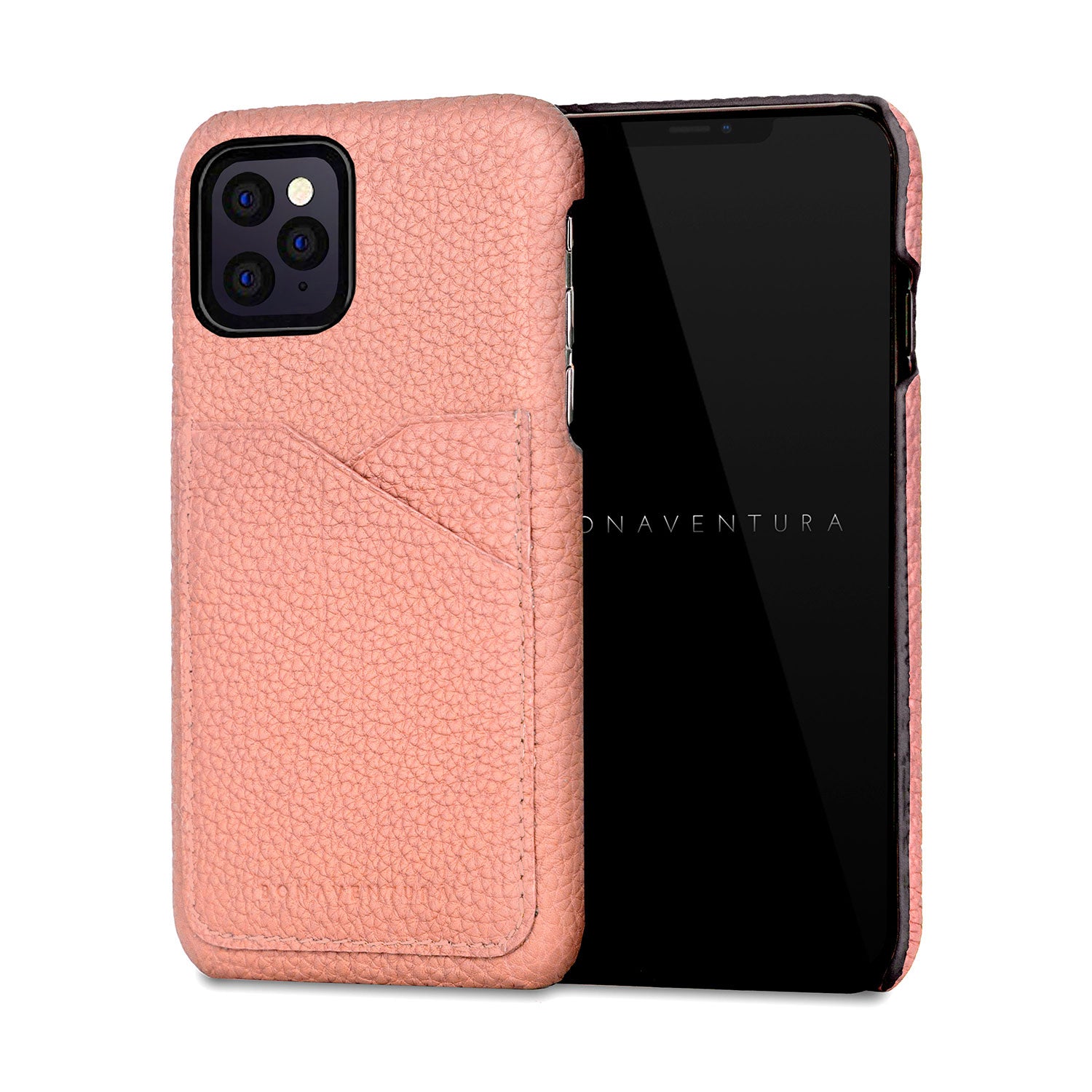 (iPhone 11 Pro) Back cover case Shrink leather