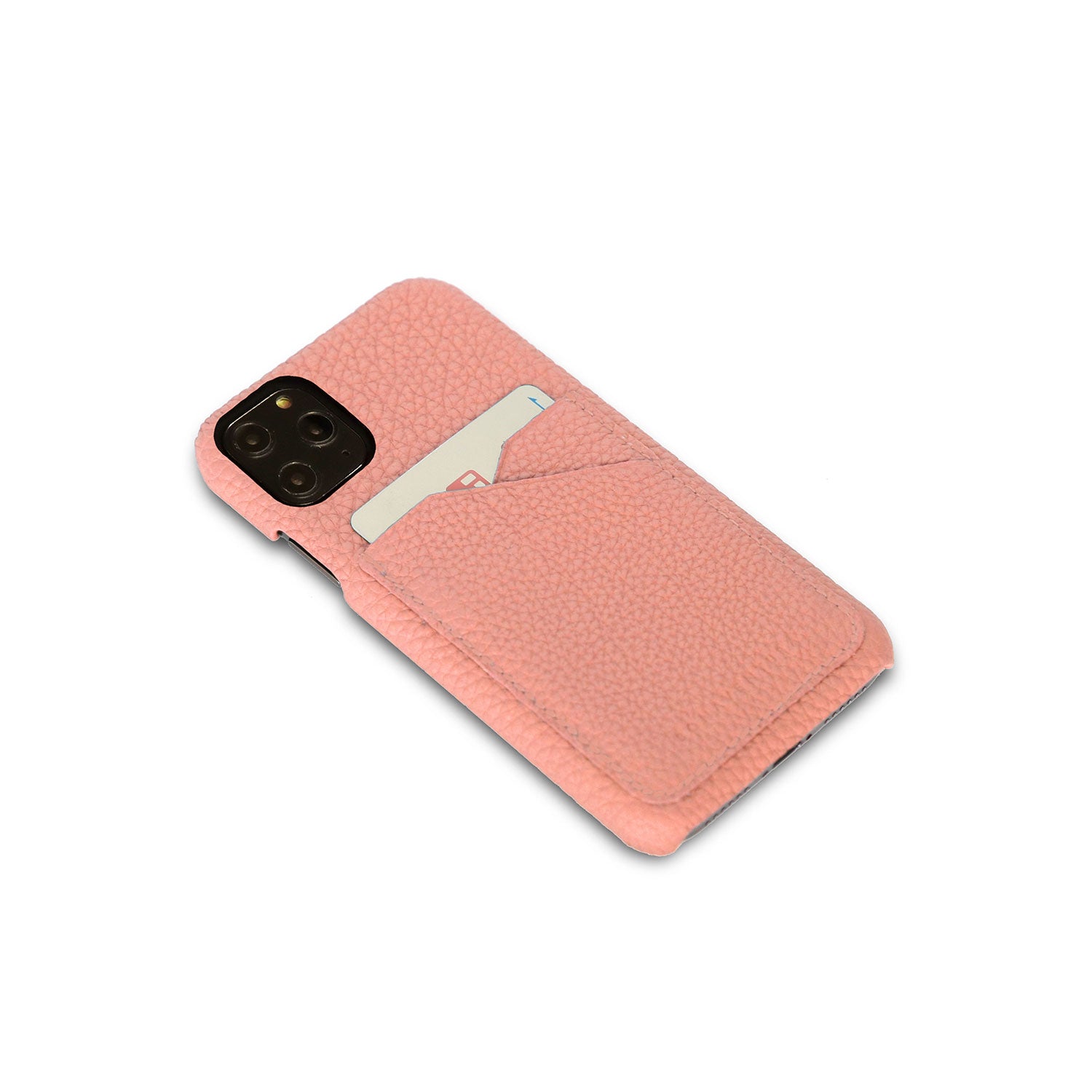 (iPhone 11 Pro) Back cover case Shrink leather