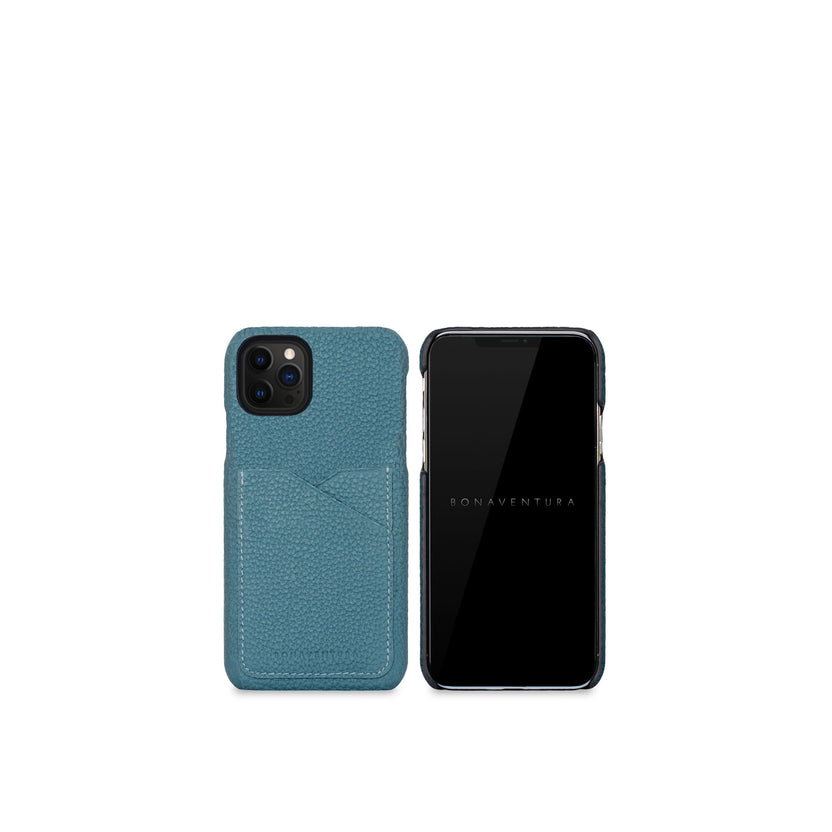 (iPhone 12 / 12 Pro) バックカバーケース シュリンクレザー