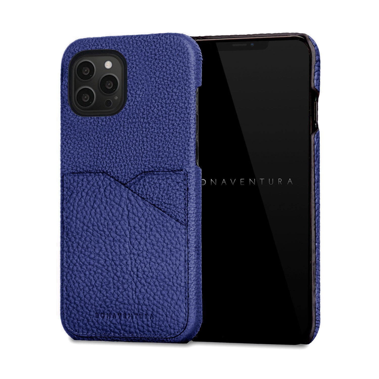 (iPhone 13 Pro Max) Back Cover Case Shrink Leather