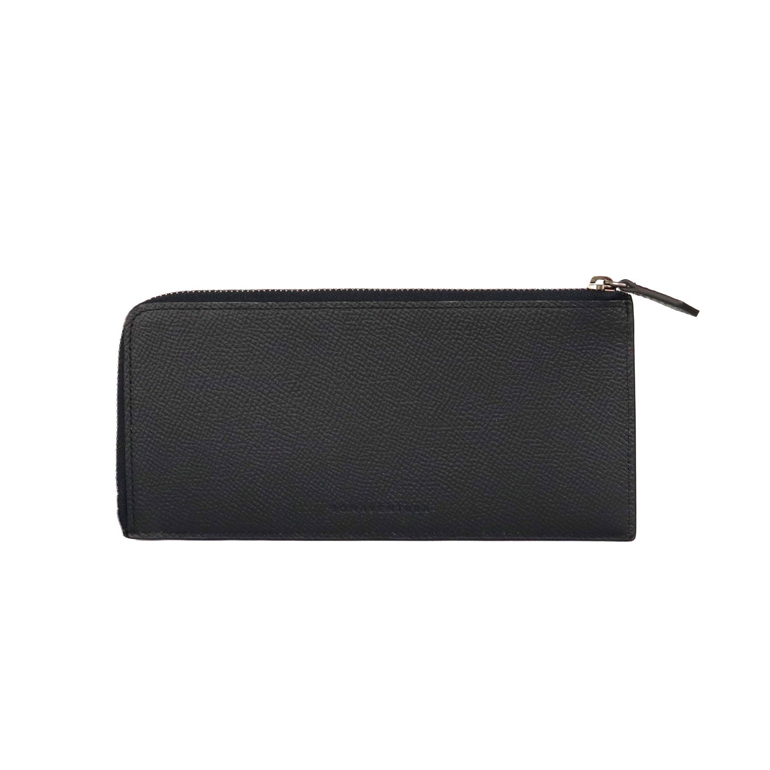 Long L-shaped zip wallet in Noblesse leather