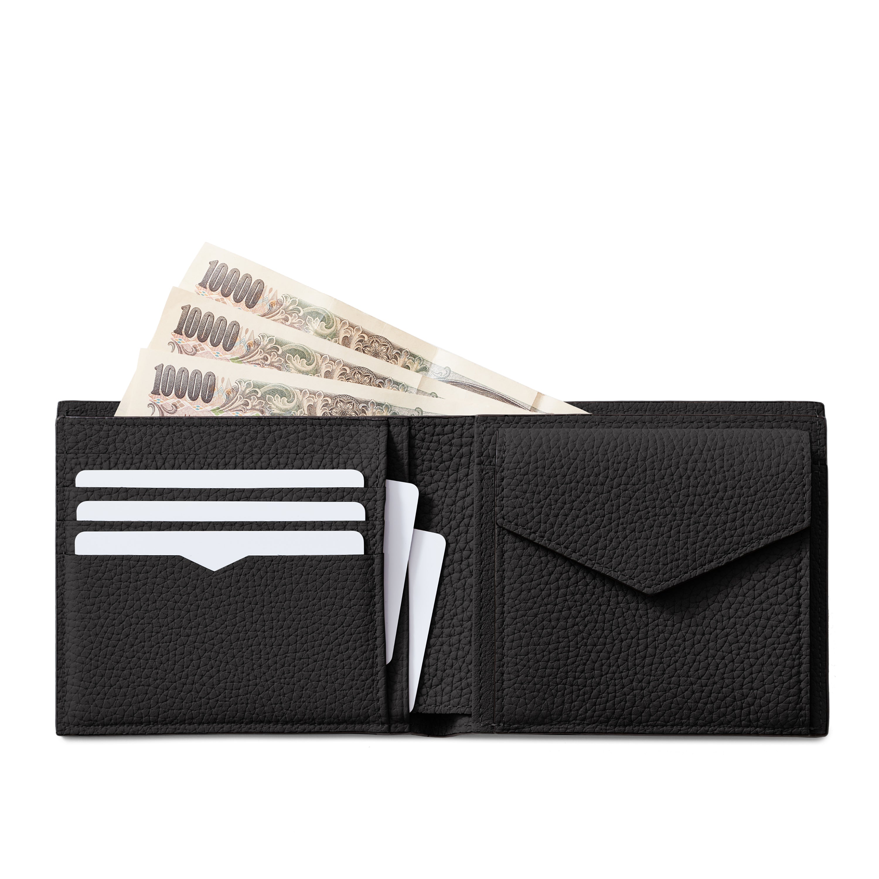 Men's Bifold Wallet in Shrink Leather