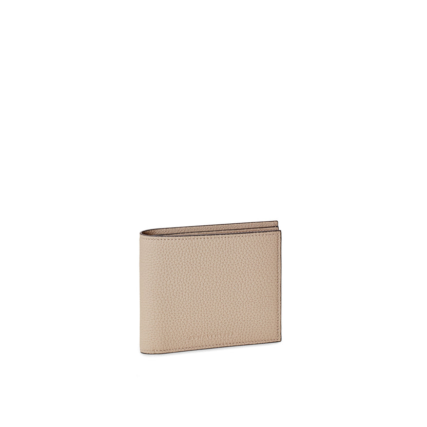 メンズ バイフォールド ウォレット シュリンクレザー