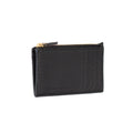 Mini Zip Wallet In Shrink Leather